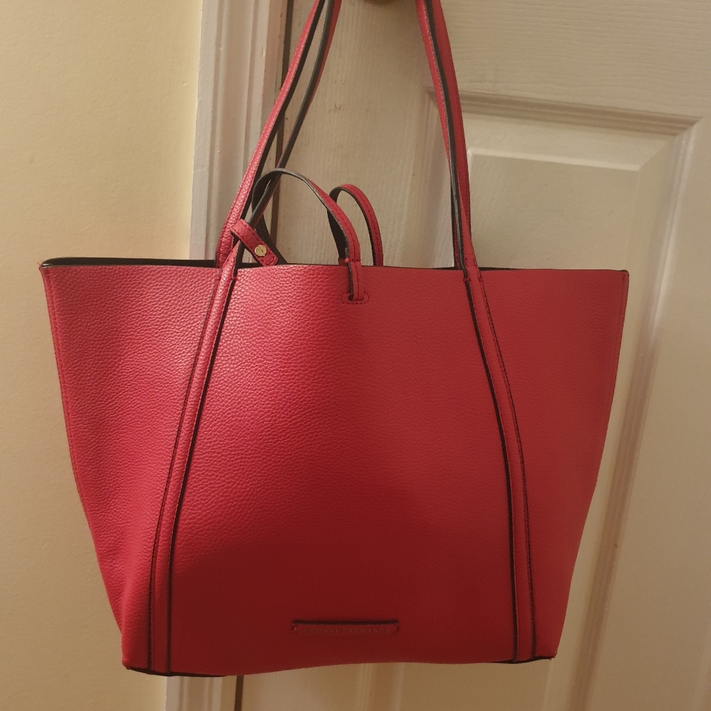 Authentic Armani exchange reversible tote